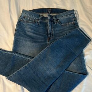 Jcrew 9inch high rise skinny jeans